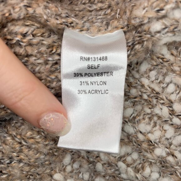 Fate Clairina Textured Knit Blush Pullover Sweater Small - Picture 6 of 7